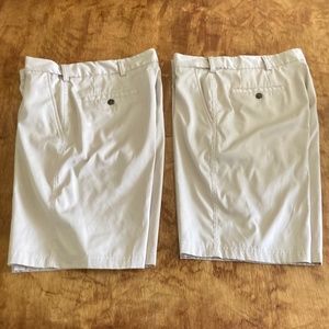 FREE SHIPPING - 2 Pair - Pebble Beach Dry-Luxe Performance Short Khaki - Size 34